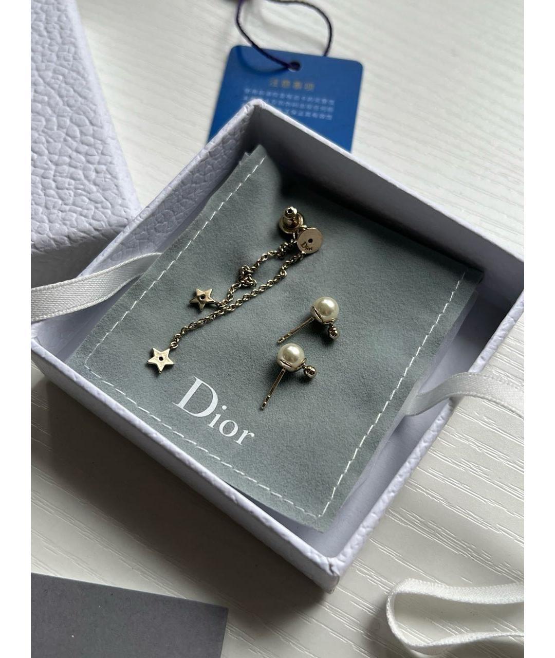 CHRISTIAN DIOR Золотые серьги, фото 6