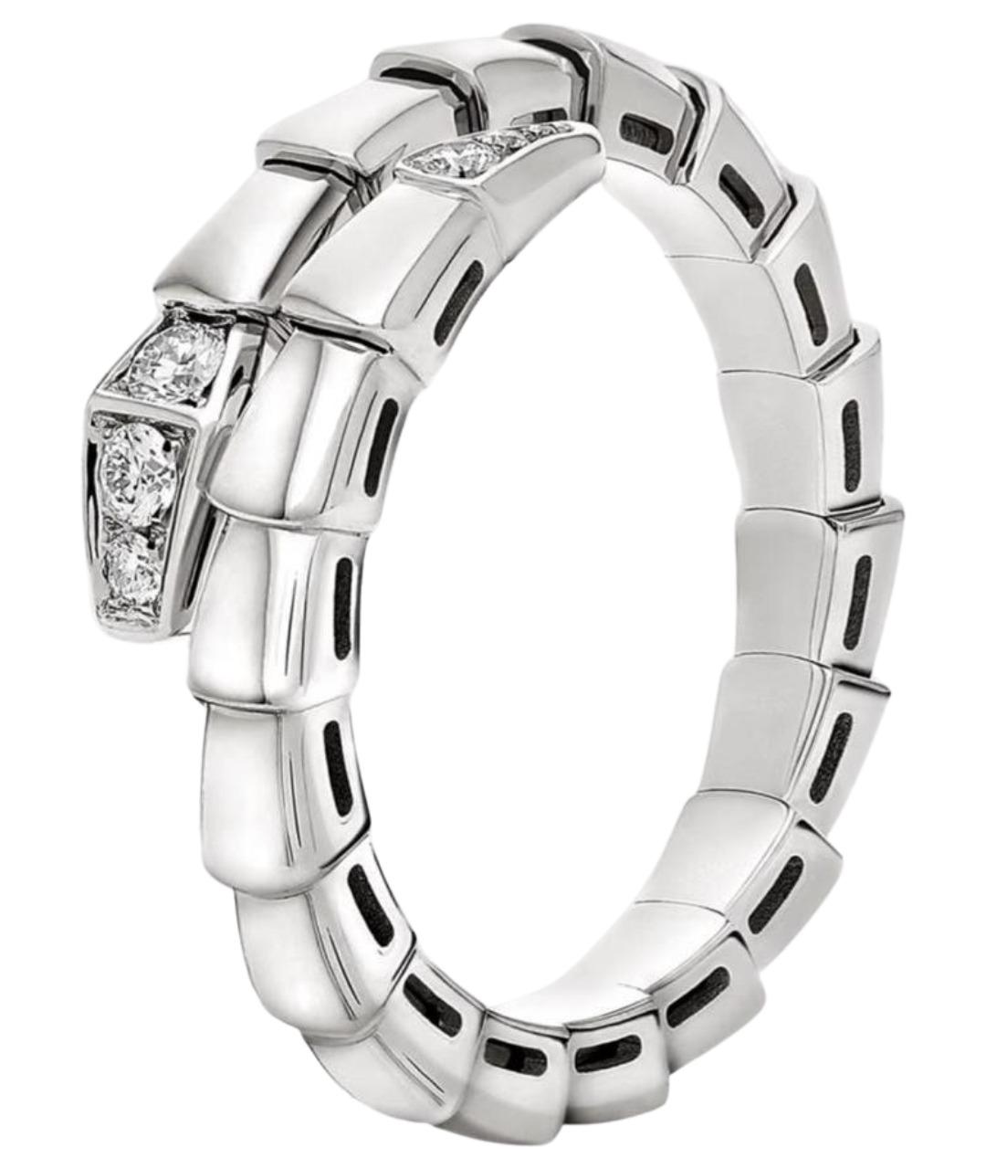 BVLGARI Серебряное кольцо из белого золота, фото 1