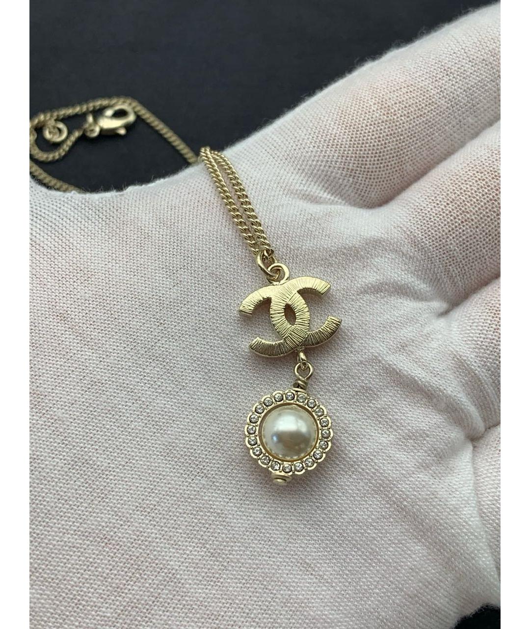 CHANEL Золотая подвеска, фото 4