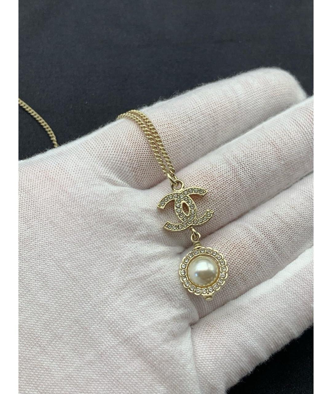 CHANEL Золотая подвеска, фото 3