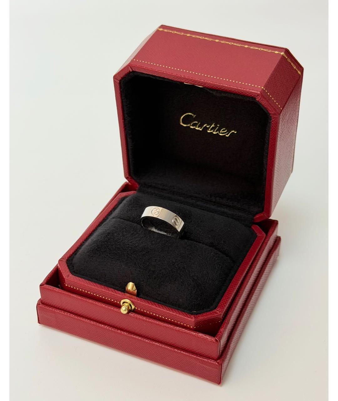 CARTIER Белое кольцо из белого золота, фото 4