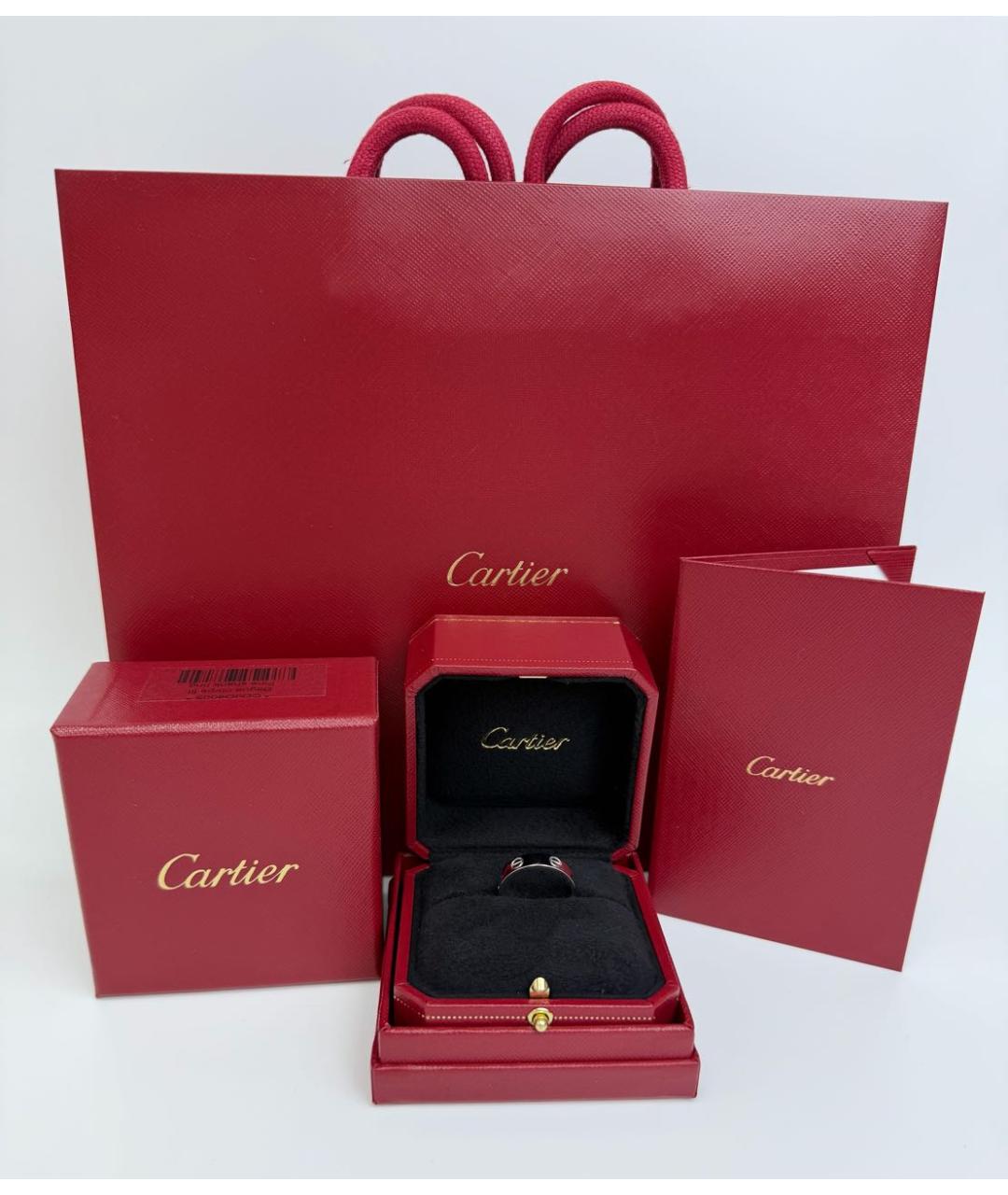 CARTIER Белое кольцо из белого золота, фото 2