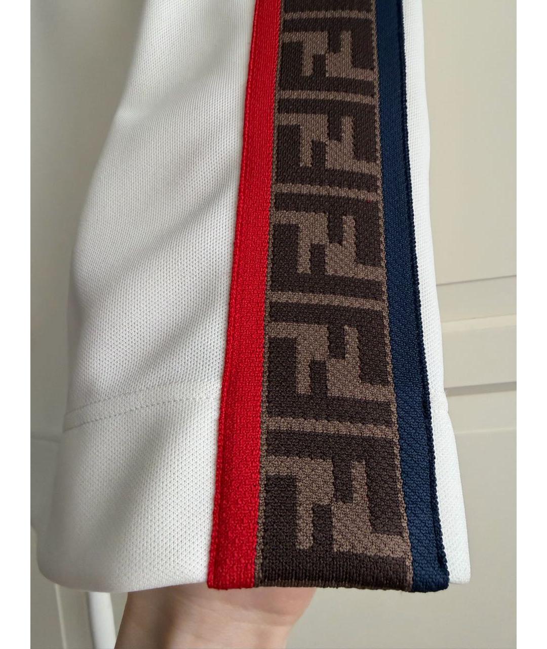 FENDI Белая юбка миди, фото 8