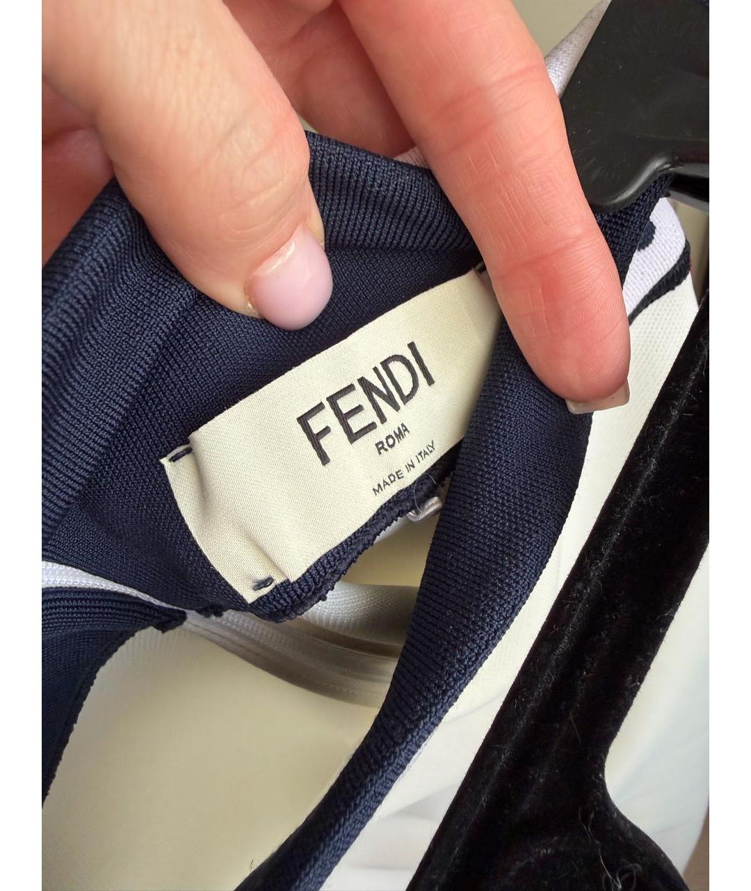 FENDI Белая юбка миди, фото 4