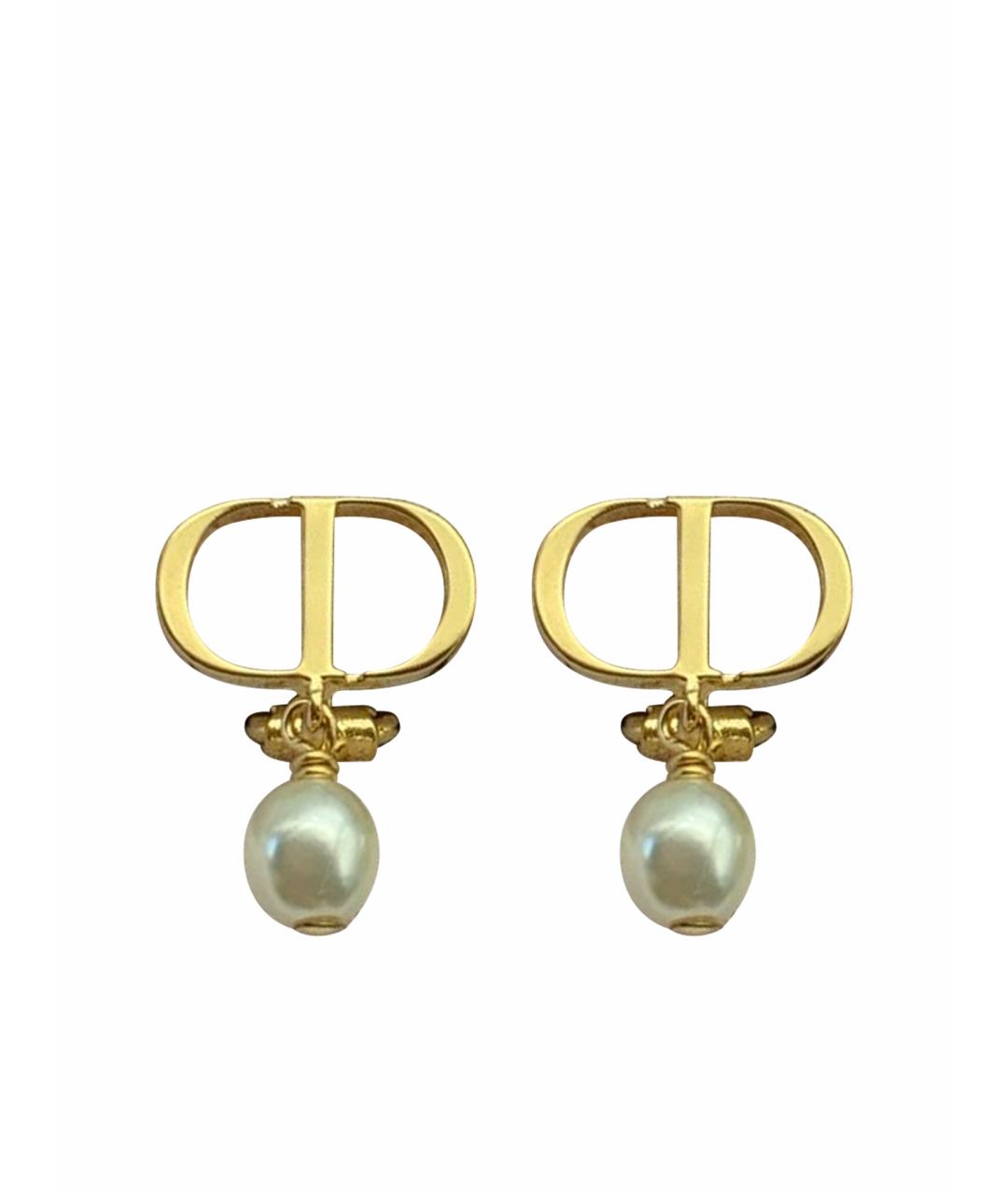CHRISTIAN DIOR Золотые серьги, фото 1