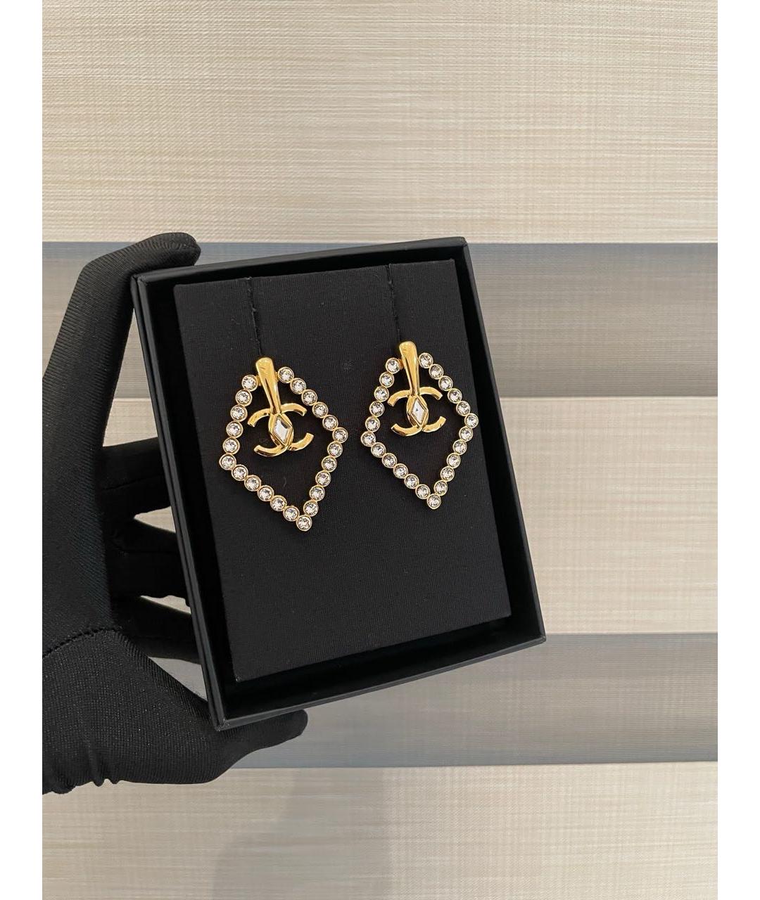 CHANEL Золотые серьги, фото 2