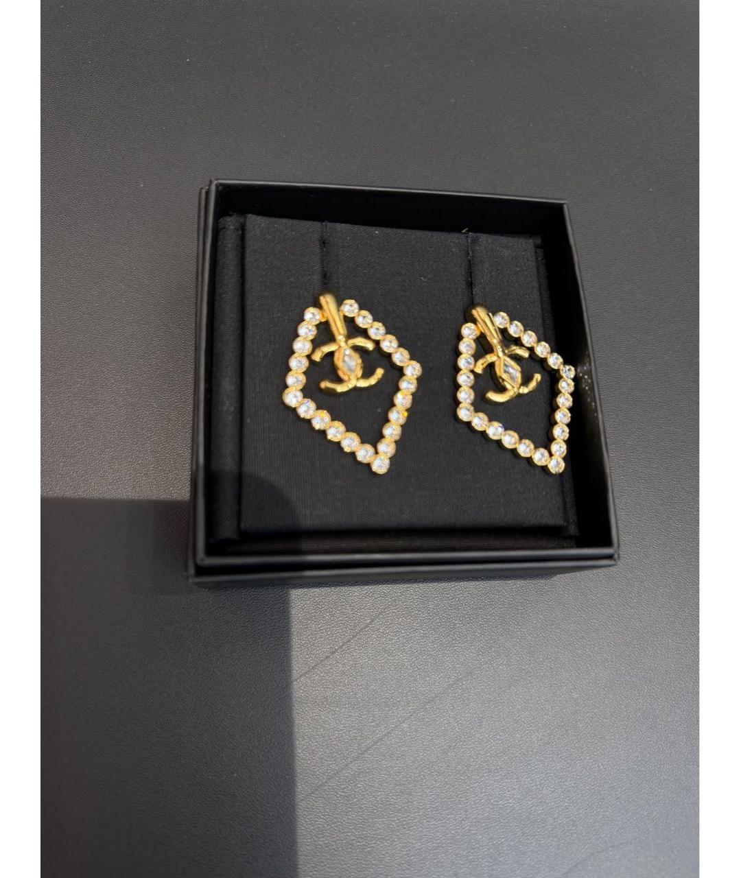 CHANEL Золотые серьги, фото 5