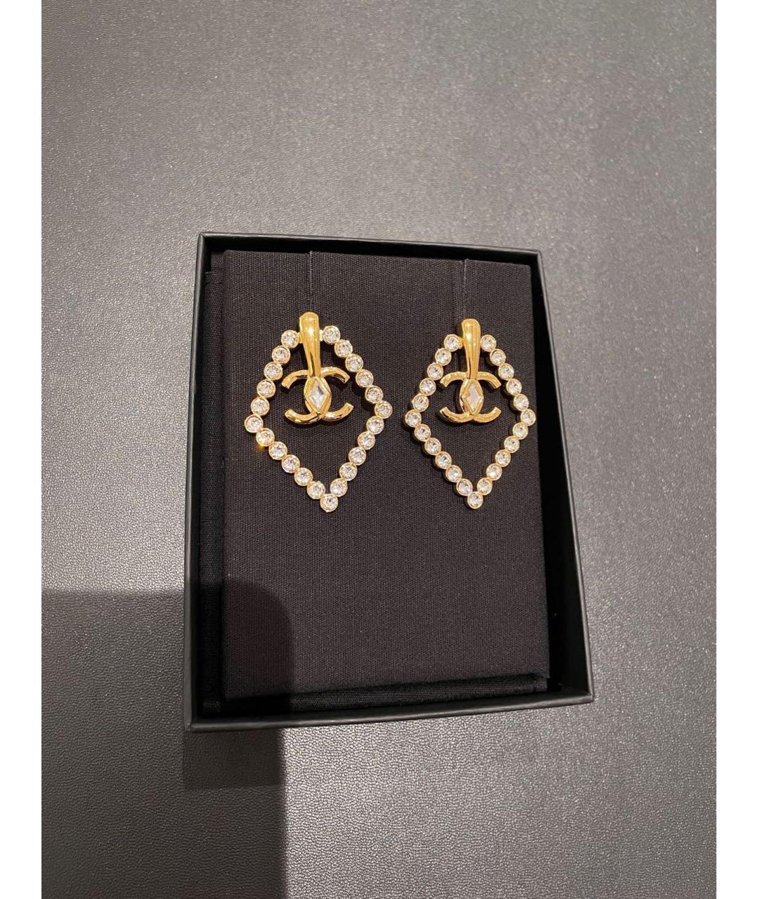 CHANEL Золотые серьги, фото 7
