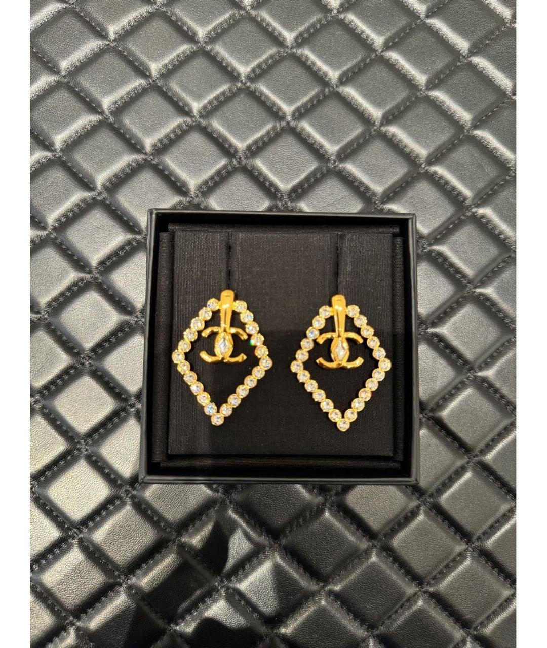CHANEL Золотые серьги, фото 8