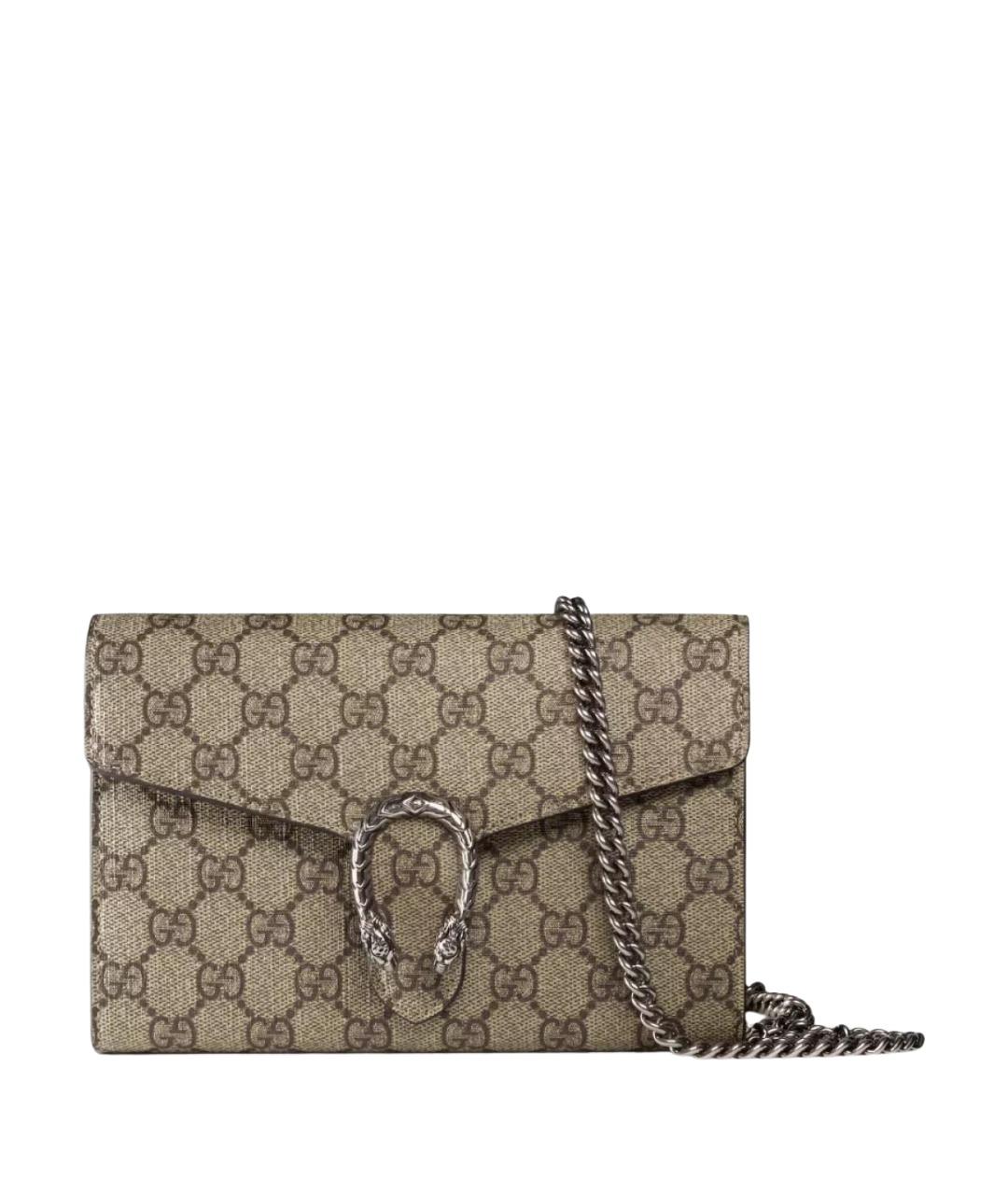 GUCCI Коричневая сумка через плечо, фото 1