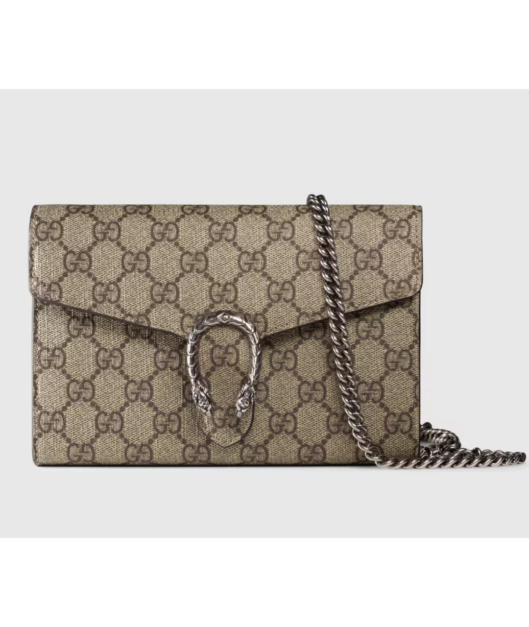 GUCCI Коричневая сумка через плечо, фото 4