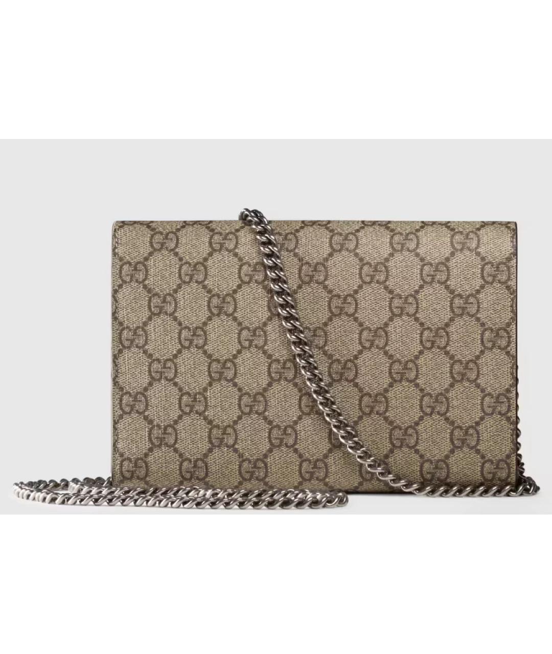 GUCCI Коричневая сумка через плечо, фото 3