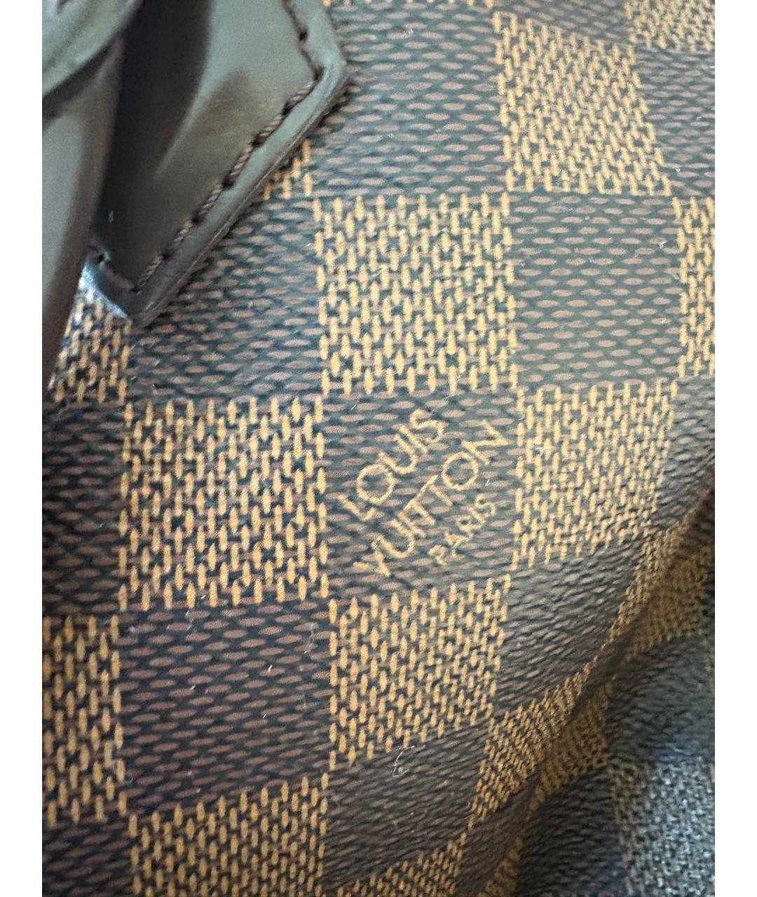 LOUIS VUITTON Коричневая сумка тоут, фото 4