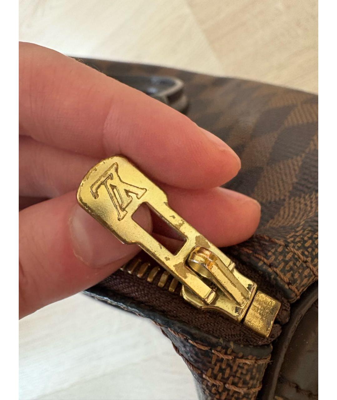 LOUIS VUITTON Коричневая сумка тоут, фото 8