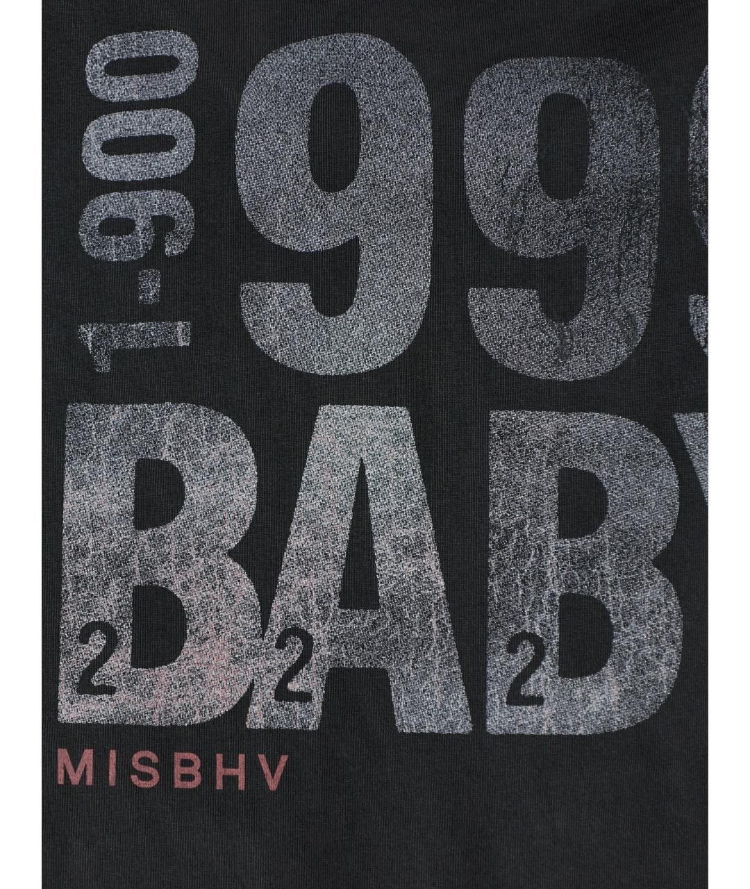 MISBHV Черная хлопковая футболка, фото 2