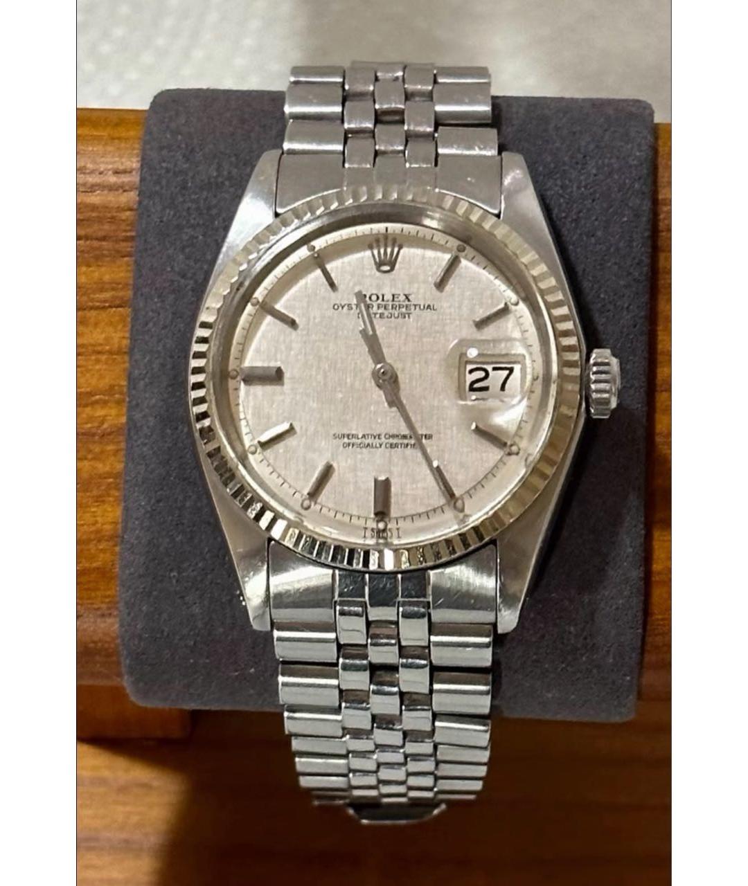 ROLEX Серебряные металлические часы, фото 2