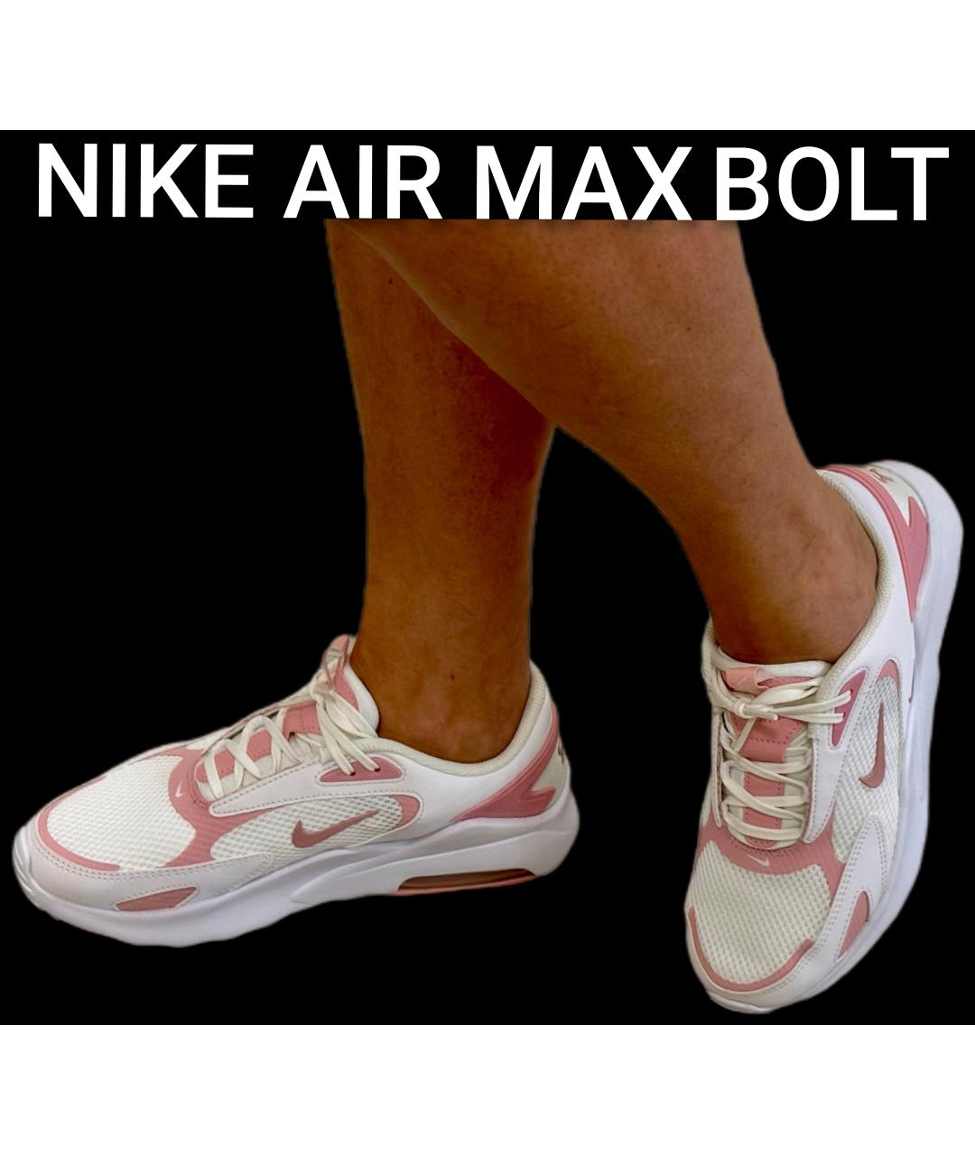 NIKE Белые текстильные кроссовки, фото 7