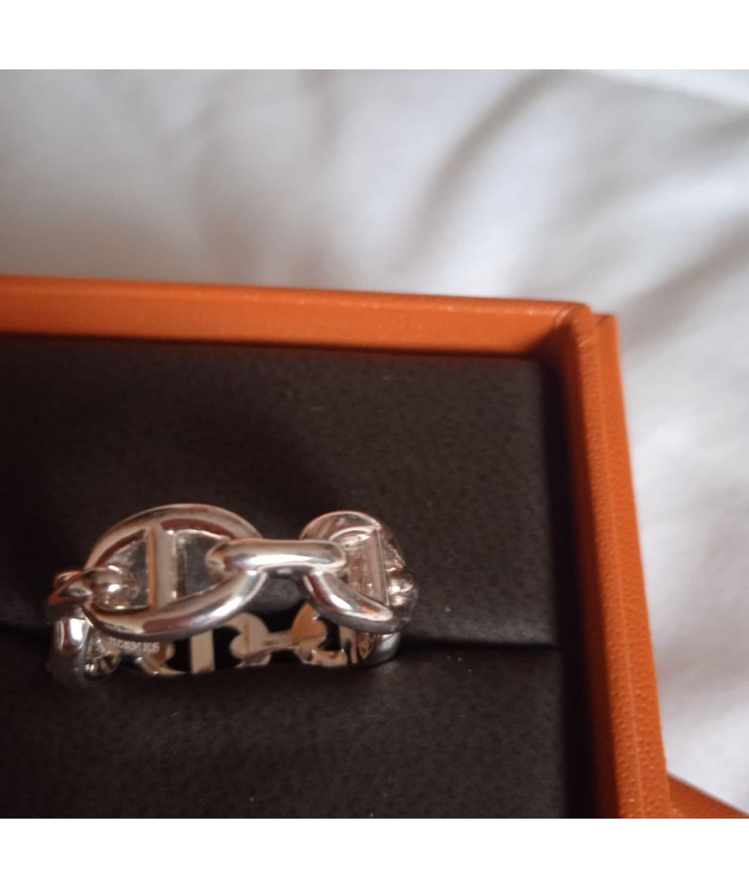 HERMES Серебряное серебряное кольцо, фото 3