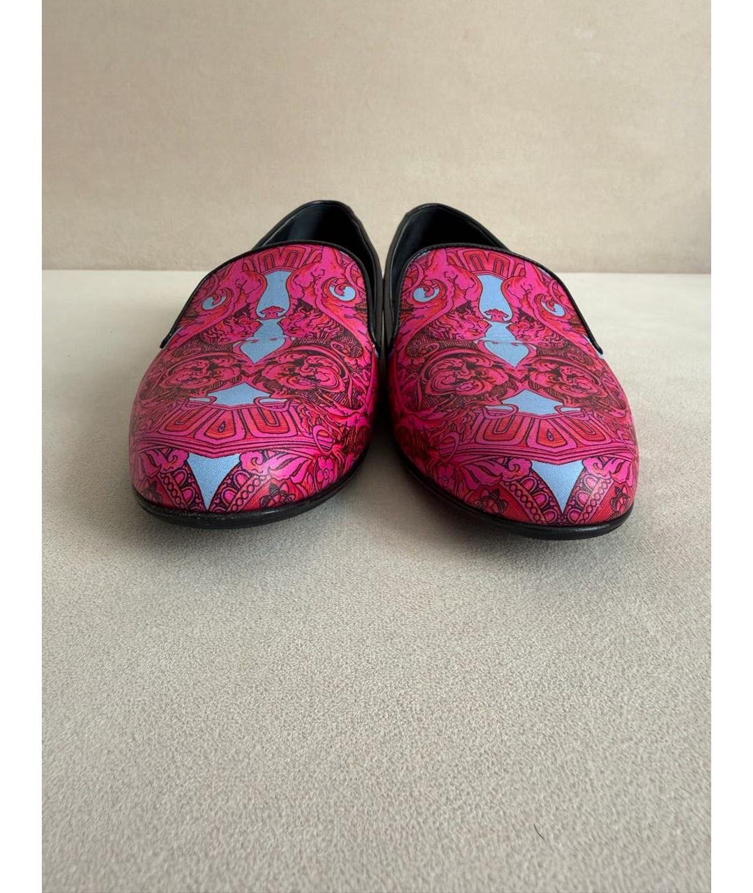 VERSACE Мульти кожаные лоферы, фото 2