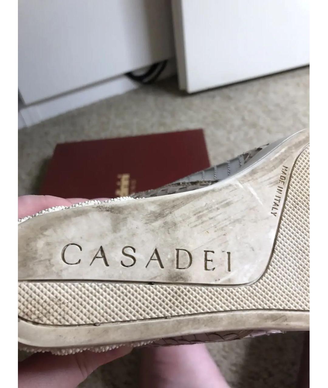 CASADEI Бежевые ботинки, фото 3