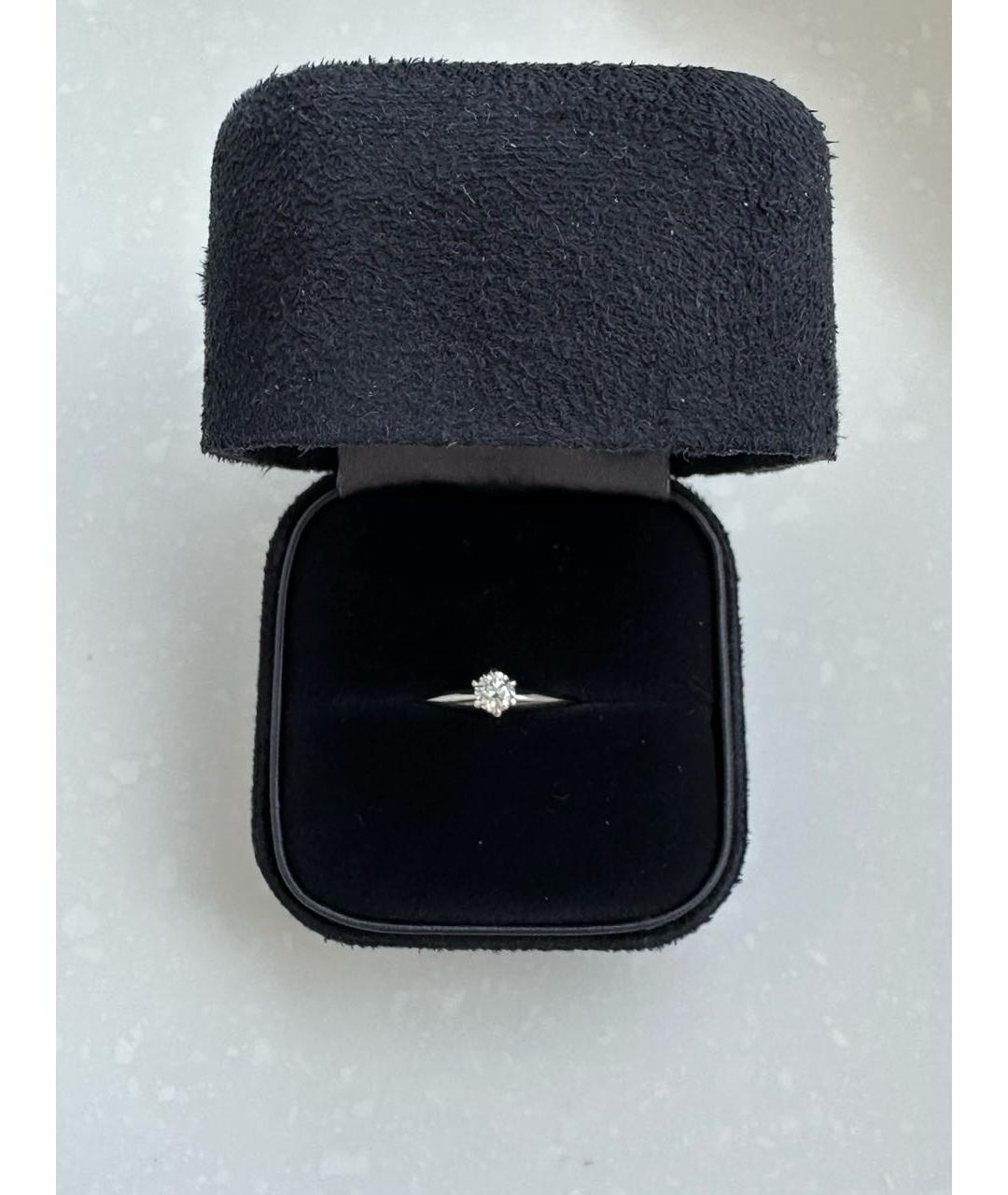 TIFFANY&CO Серебряное платиновое кольцо, фото 2