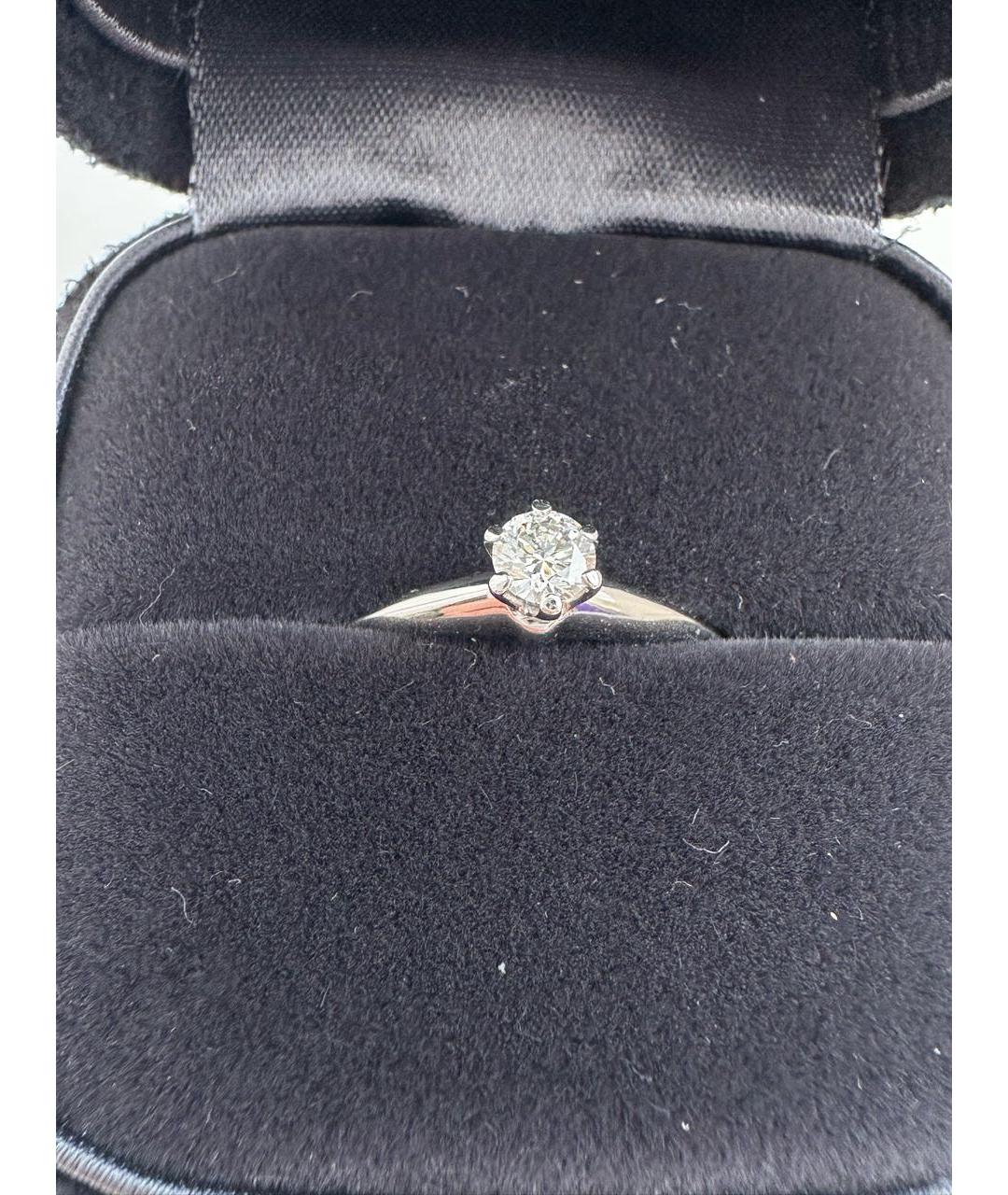 TIFFANY&CO Серебряное платиновое кольцо, фото 3