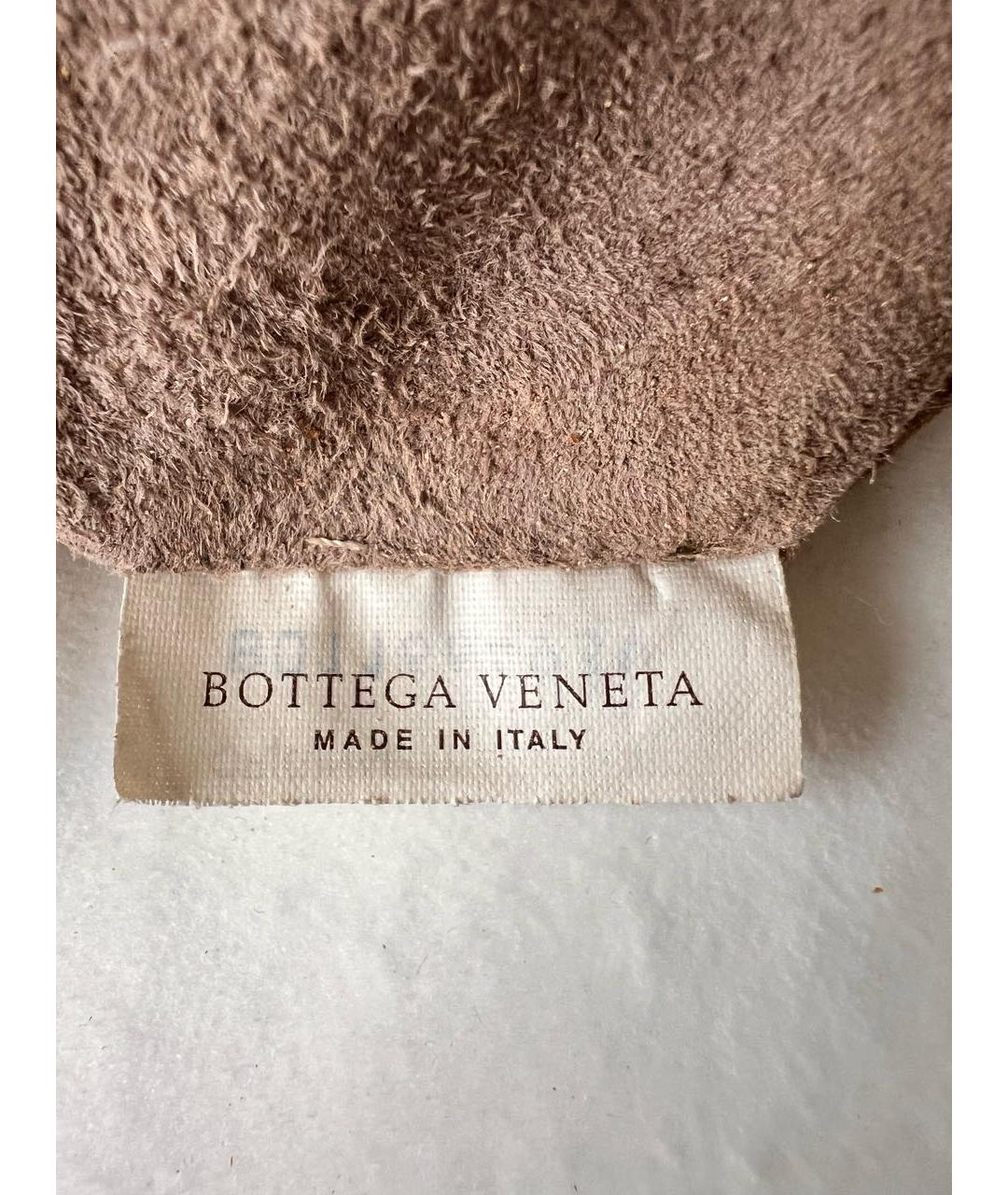 BOTTEGA VENETA Оранжевая кожаная сумка через плечо, фото 6