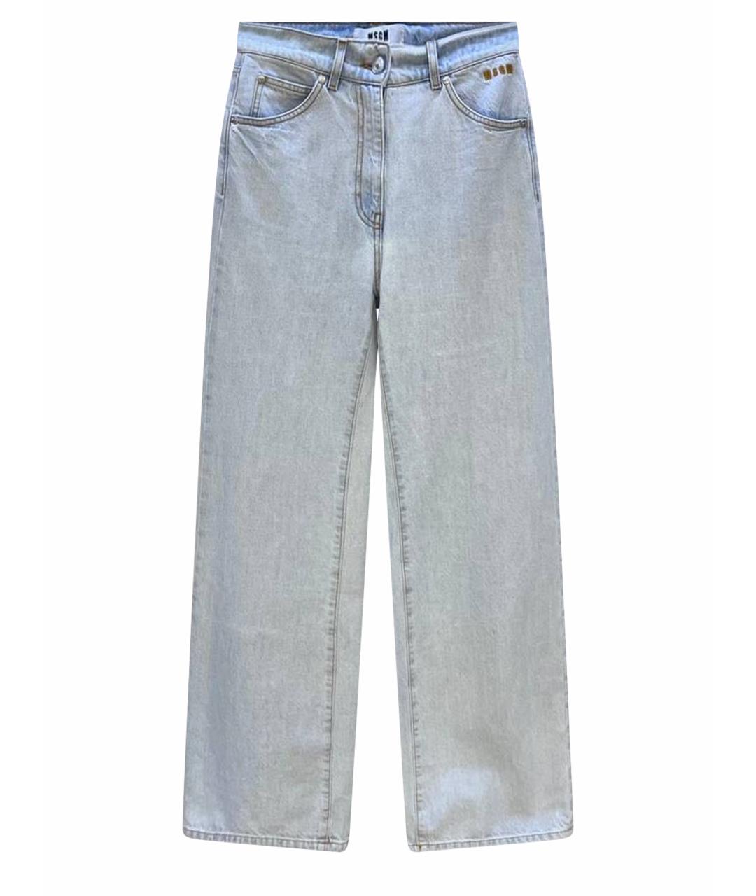 MSGM Голубые прямые джинсы, фото 1
