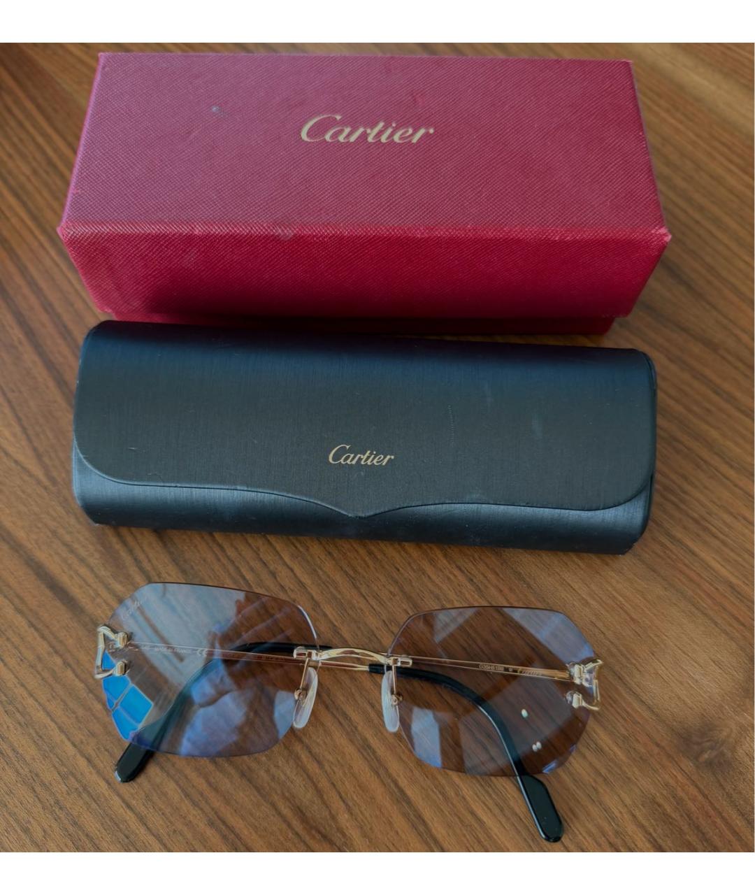 CARTIER Деревянные солнцезащитные очки, фото 5