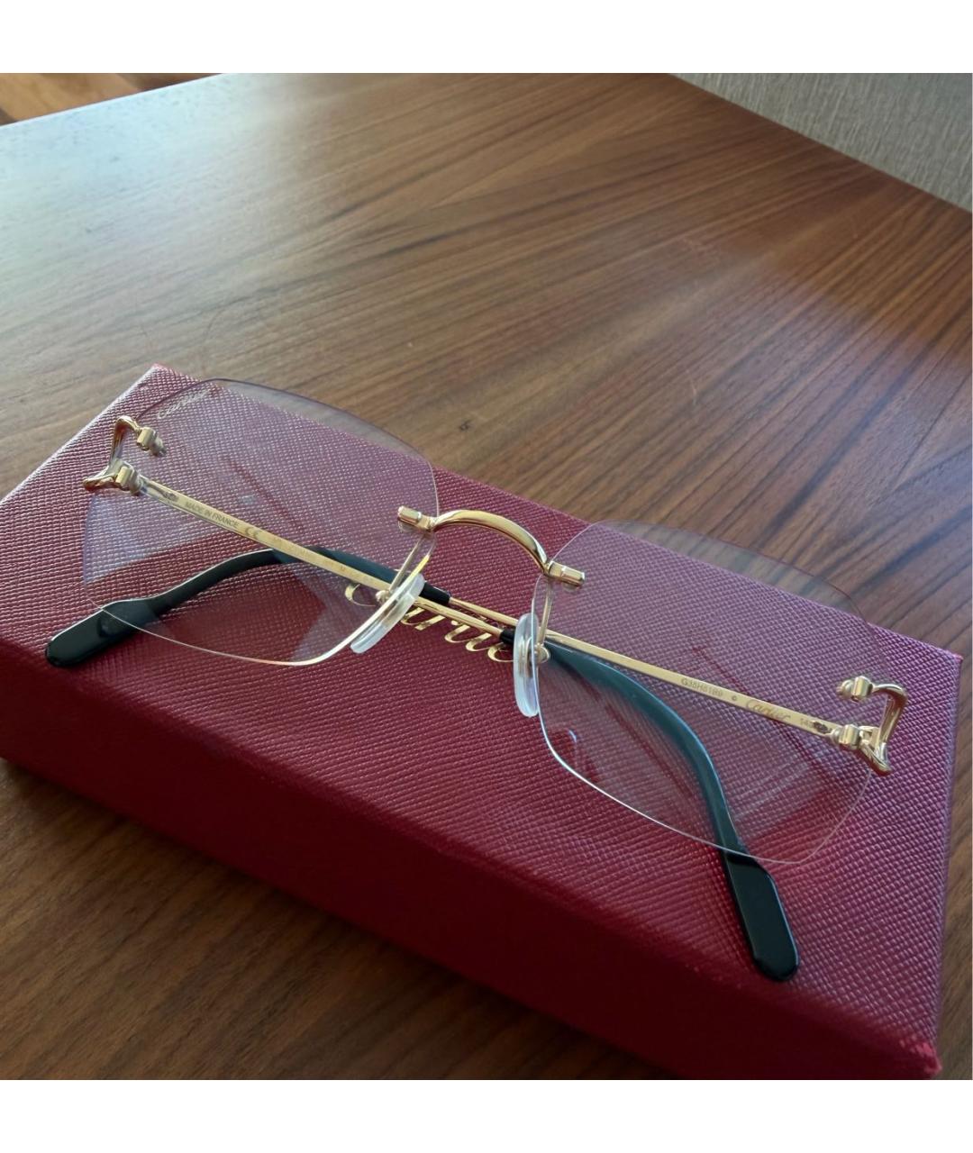 CARTIER Деревянные солнцезащитные очки, фото 3