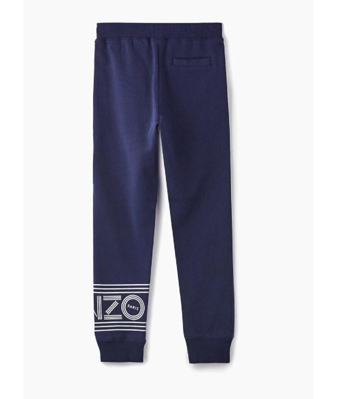 KENZO Темно-синие хлопковые брюки и шорты, фото 2