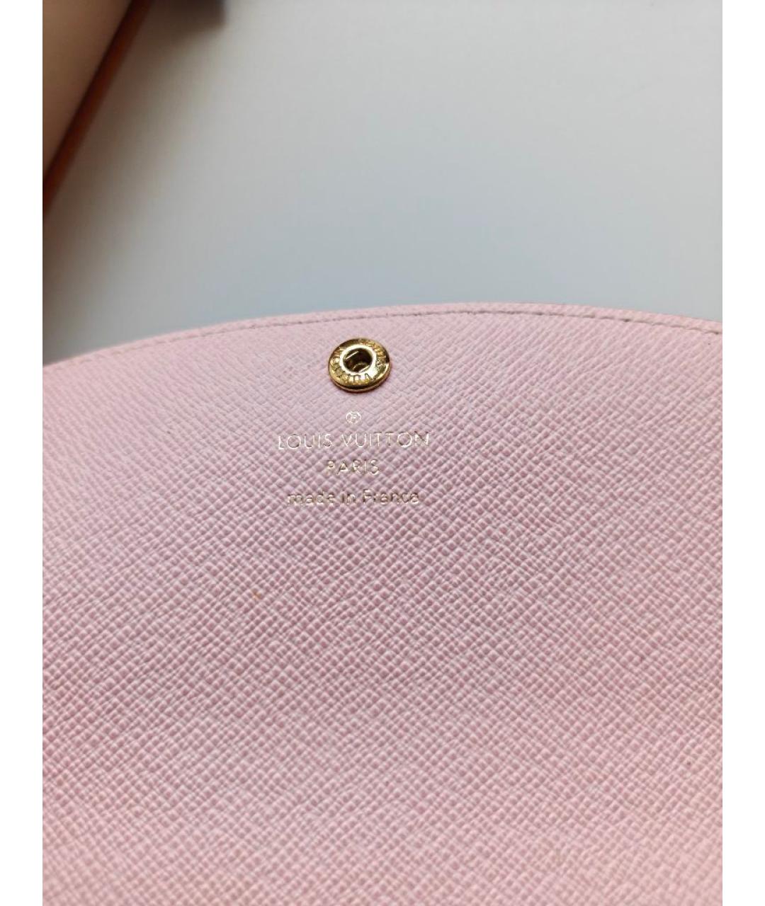 LOUIS VUITTON Коричневый кошелек из искусственной кожи, фото 6