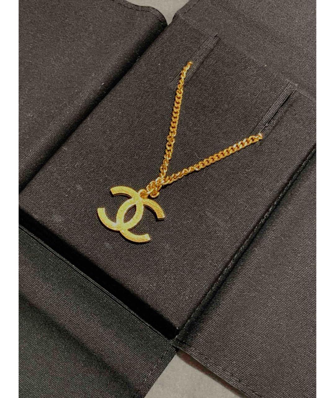 CHANEL Золотая подвеска, фото 4
