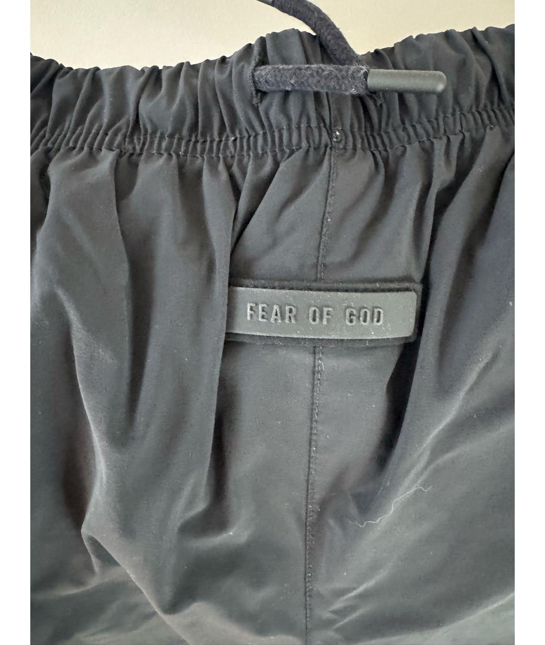 FEAR OF GOD ESSENTIALS Черные полиэстеровые брюки и шорты, фото 6
