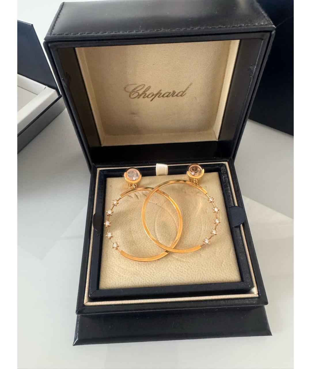 CHOPARD Золотые серьги из желтого золота, фото 5