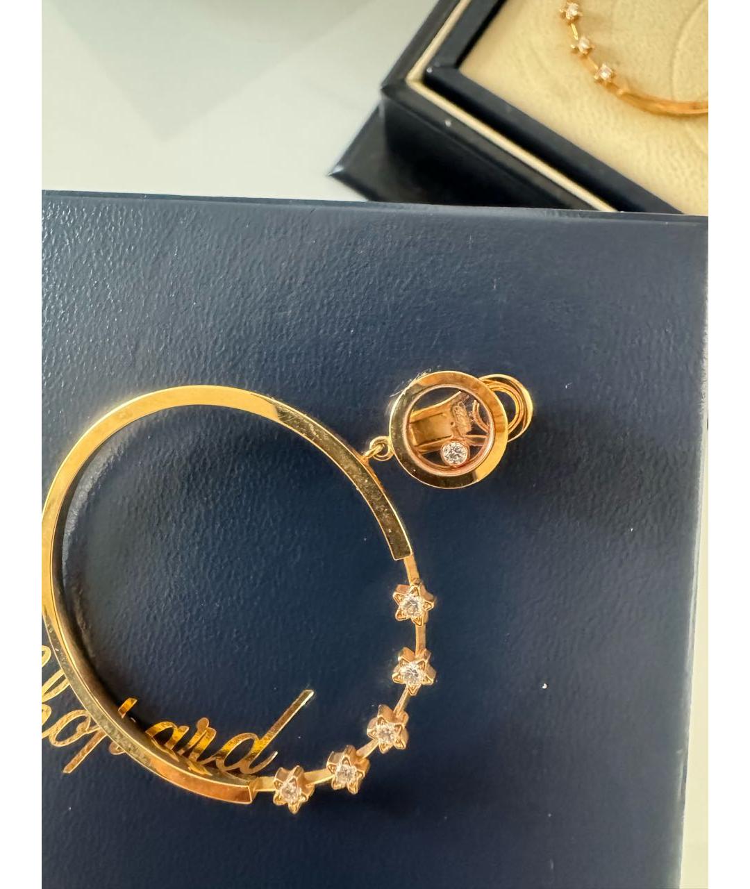 CHOPARD Золотые серьги из желтого золота, фото 8