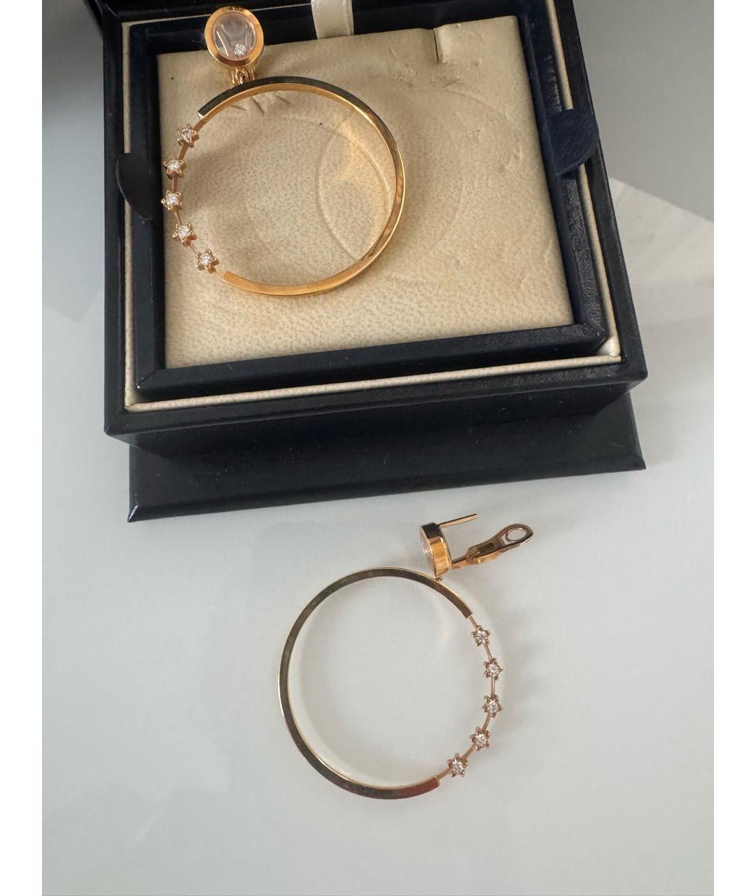 CHOPARD Золотые серьги из желтого золота, фото 4