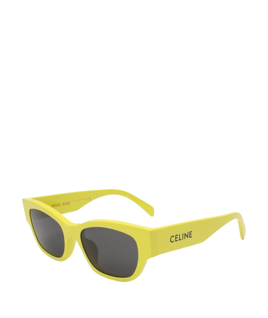 CELINE Желтые солнцезащитные очки, фото 1