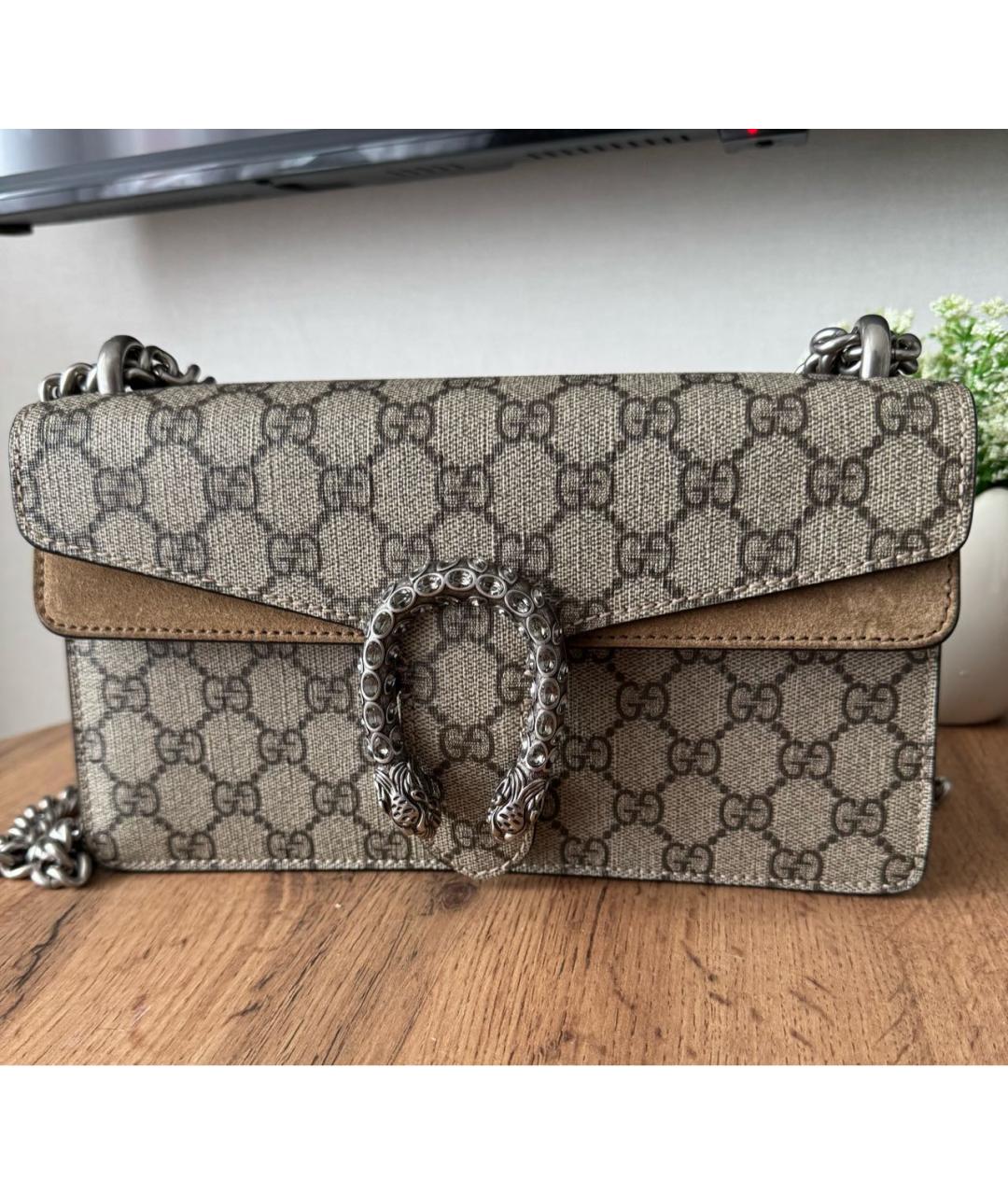 GUCCI Бежевая сумка через плечо, фото 4
