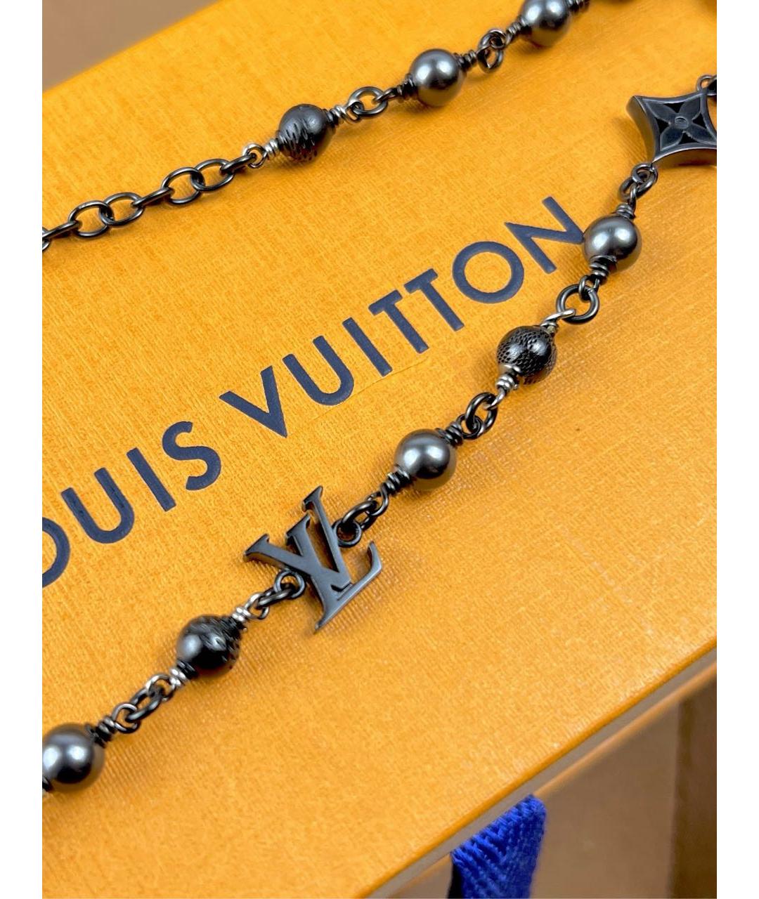 LOUIS VUITTON Черное колье, фото 3