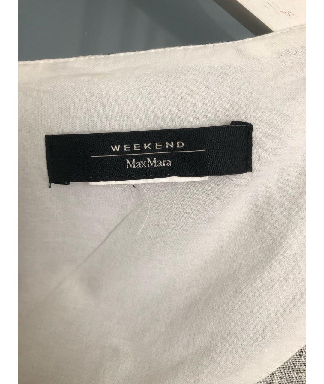 'S MAX MARA Мульти льняное повседневное платье, фото 5
