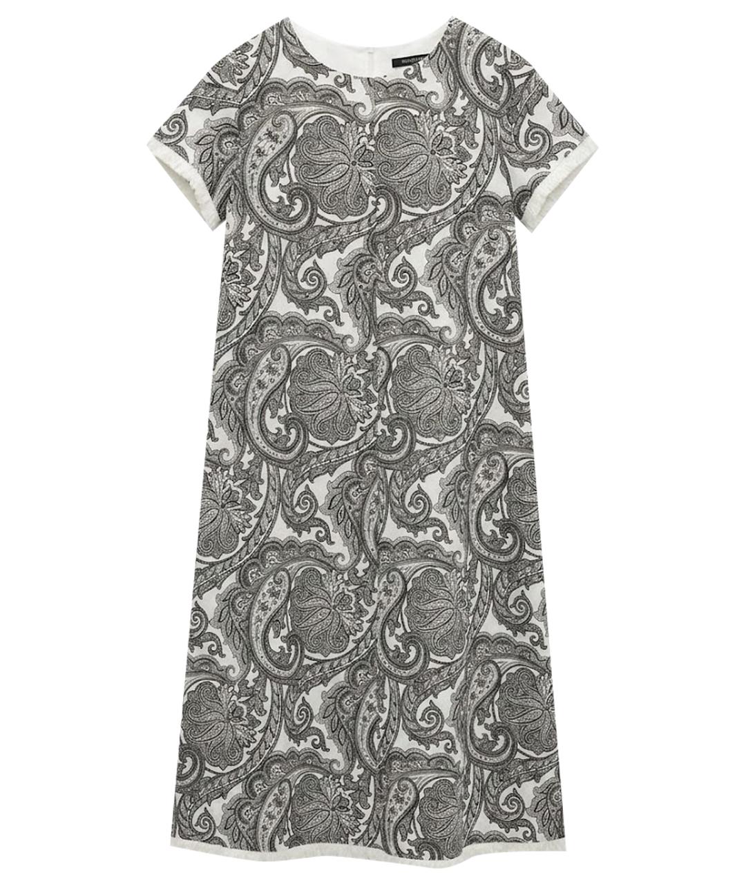 'S MAX MARA Мульти льняное повседневное платье, фото 1