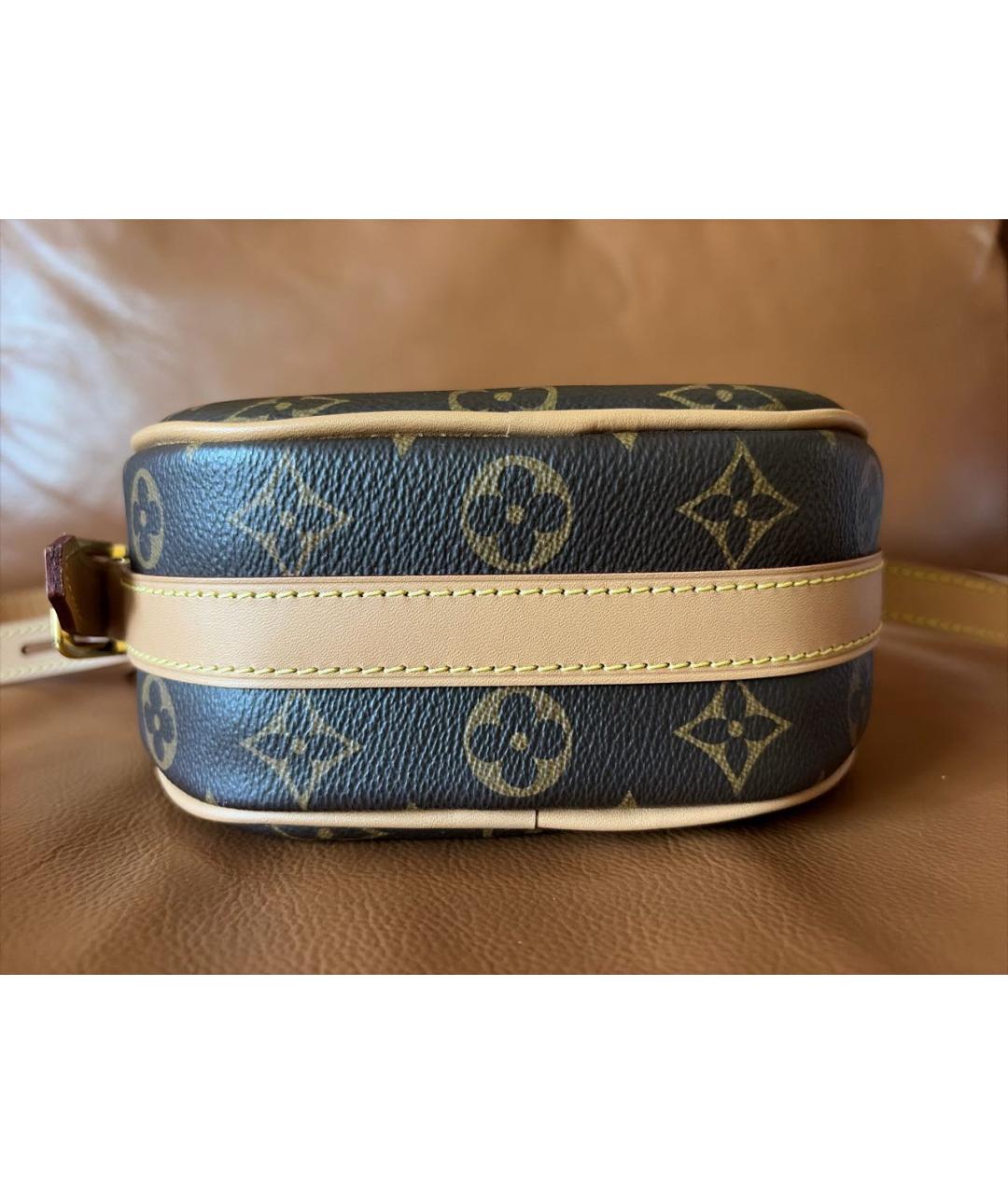 LOUIS VUITTON Коричневая сумка через плечо из искусственной кожи, фото 4