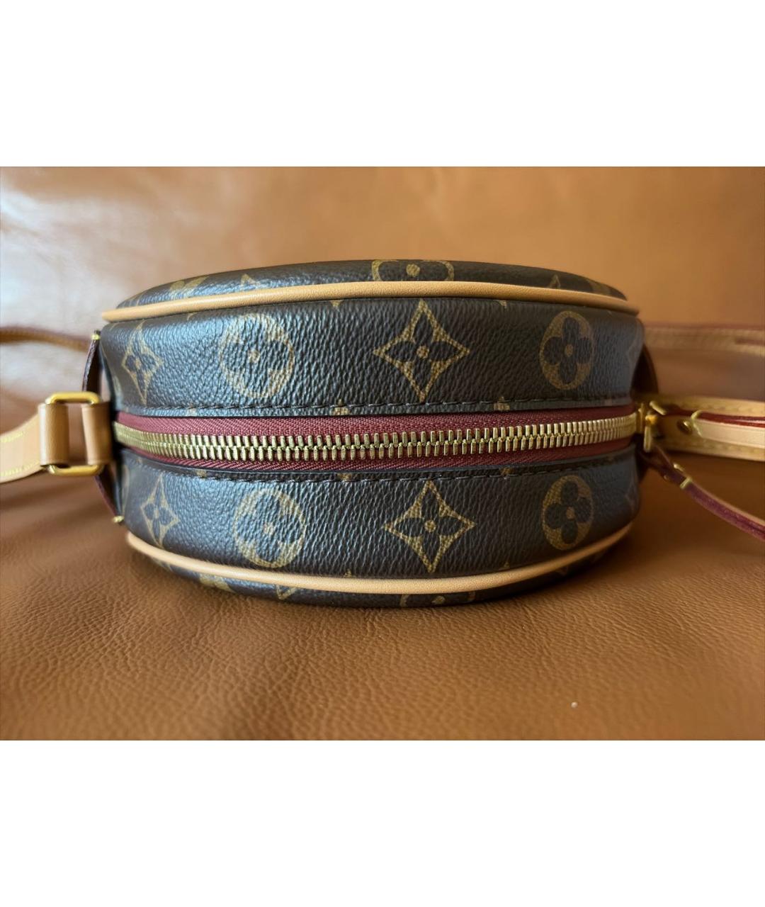LOUIS VUITTON Коричневая сумка через плечо из искусственной кожи, фото 2
