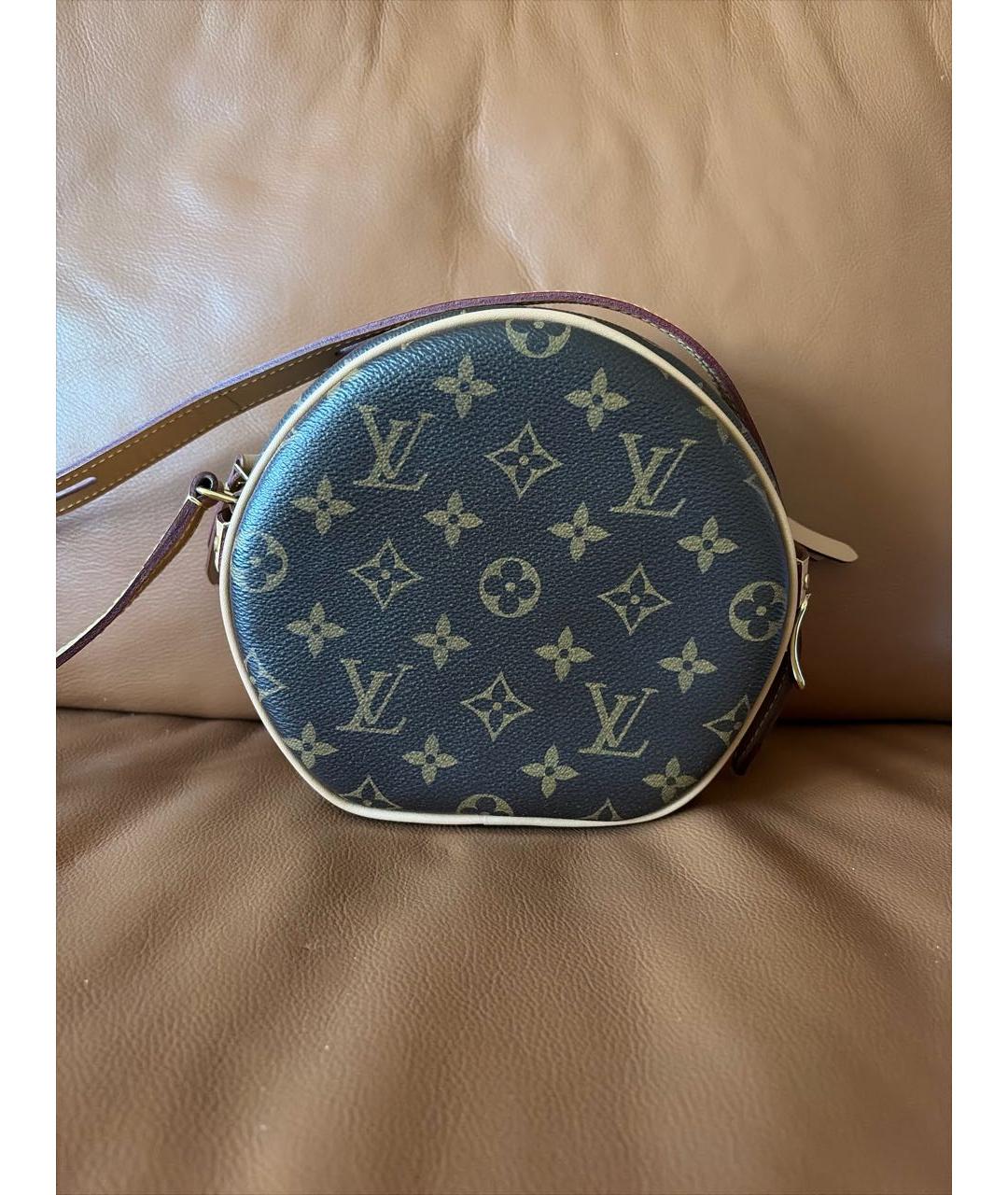 LOUIS VUITTON Коричневая сумка через плечо из искусственной кожи, фото 9