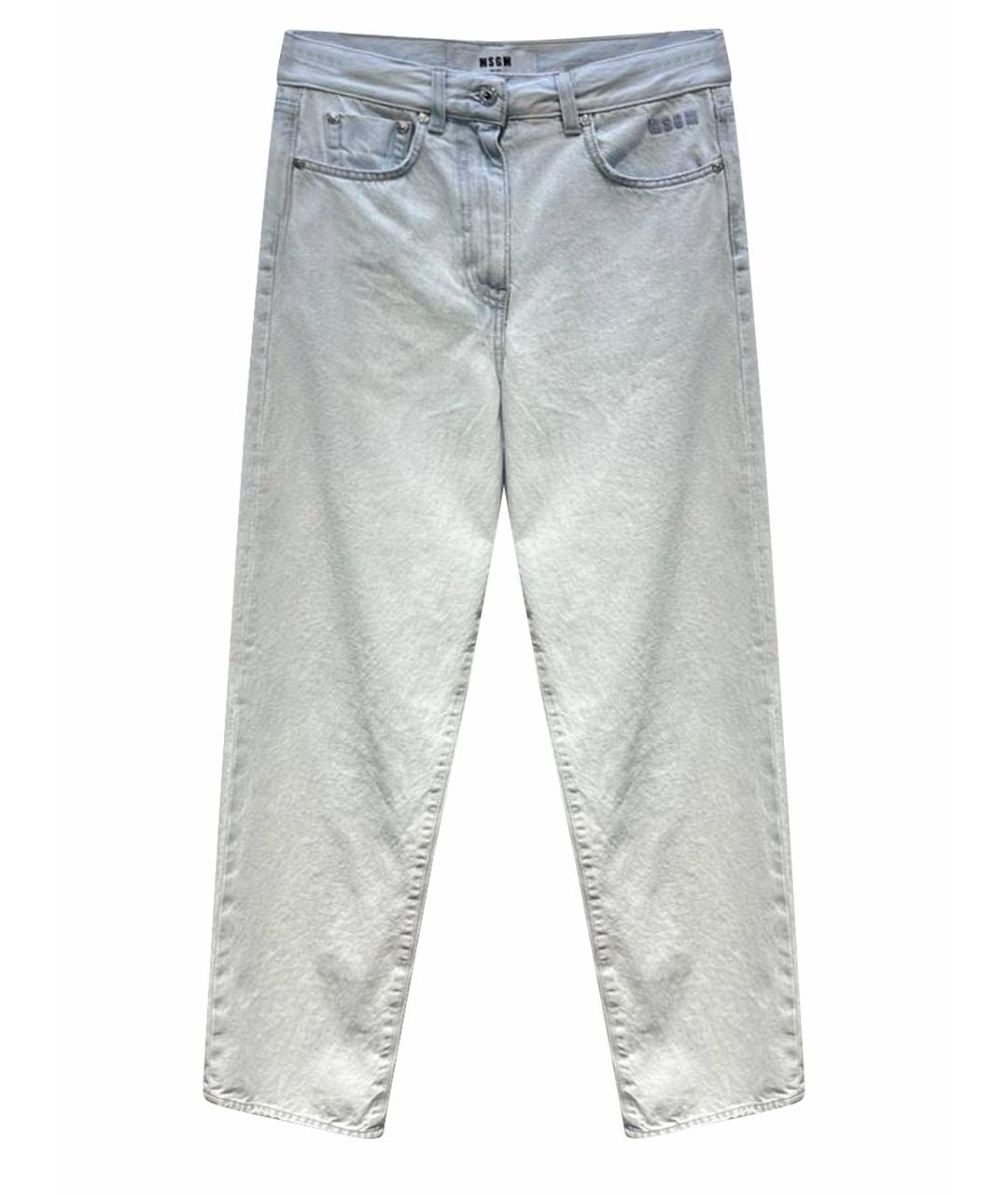 MSGM Голубые прямые джинсы, фото 1