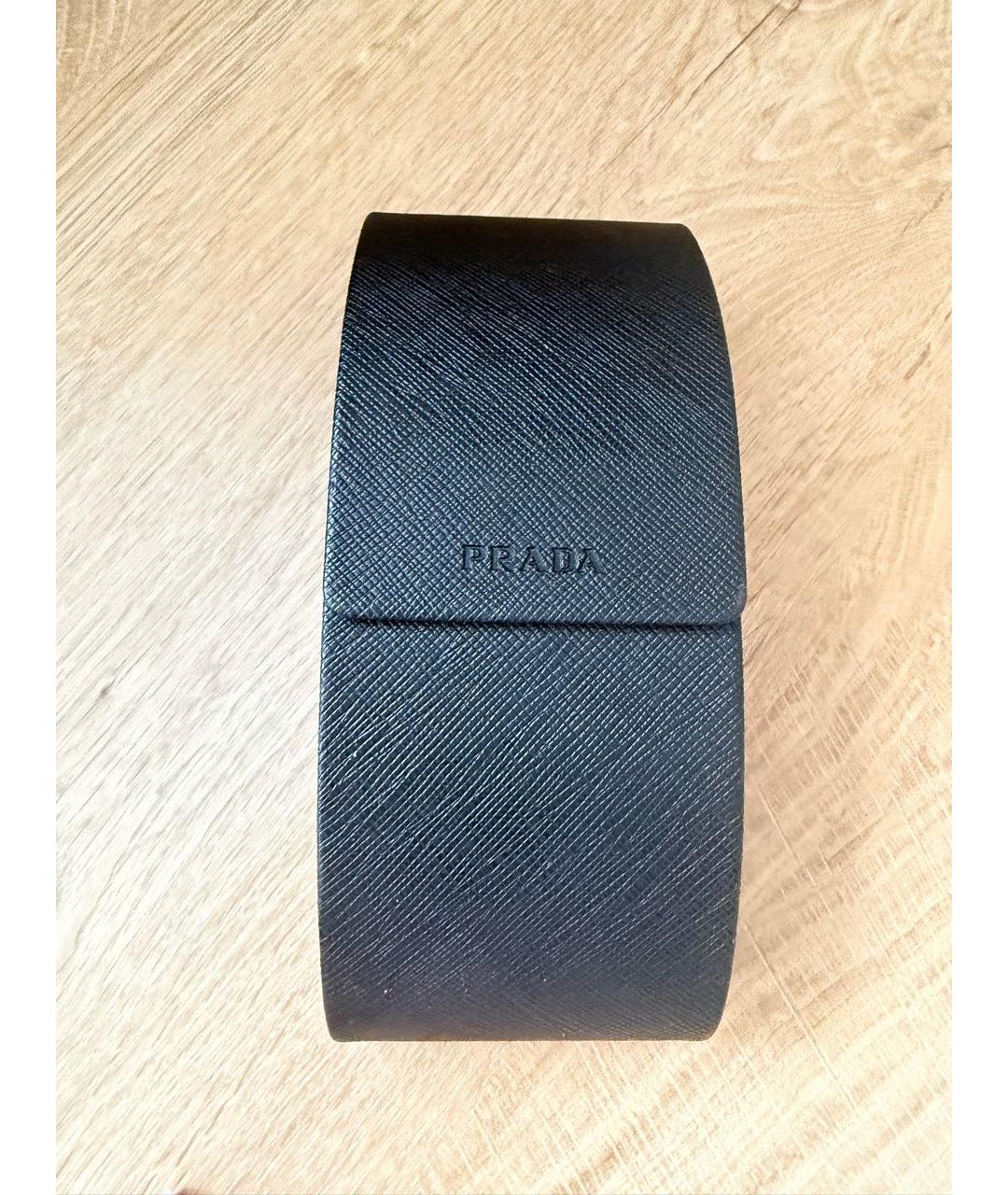 PRADA Зеленые пластиковые солнцезащитные очки, фото 5