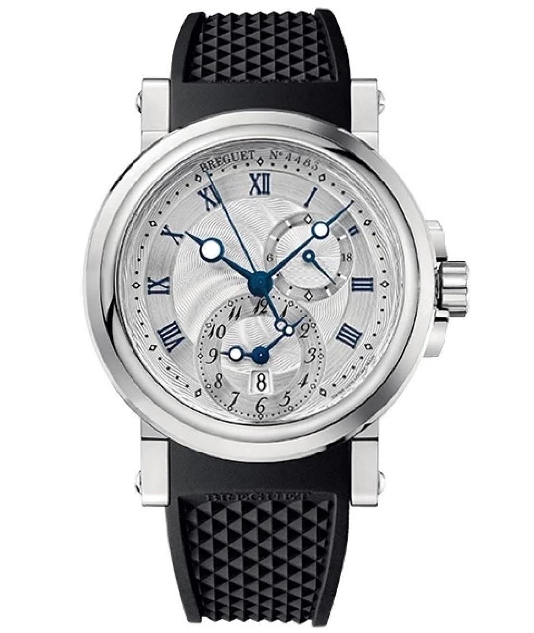 Breguet Серые металлические часы, фото 6