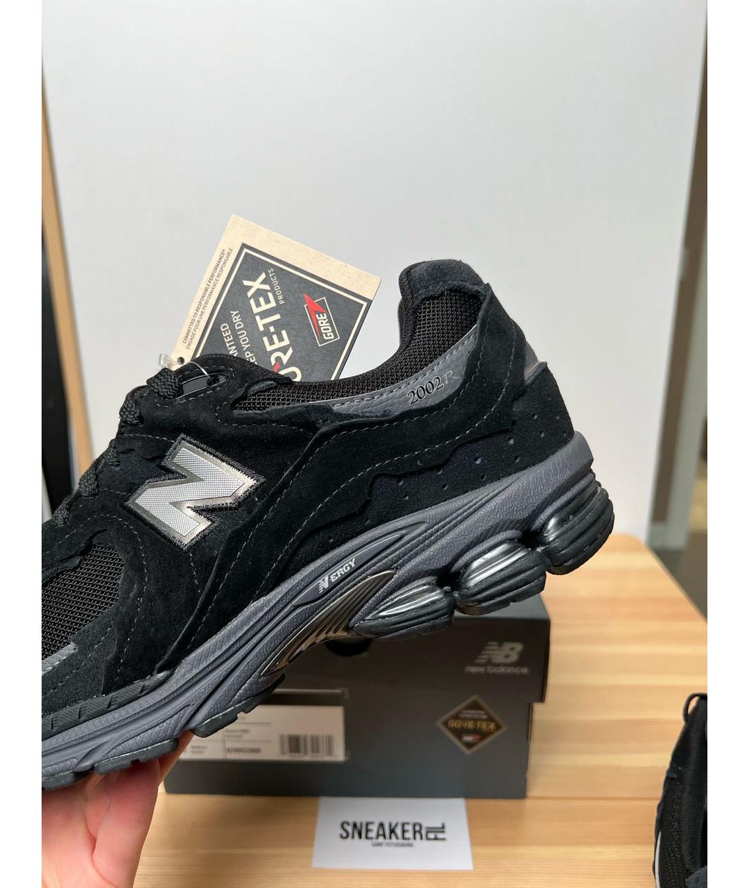 NEW BALANCE Черные замшевые низкие кроссовки / кеды, фото 5