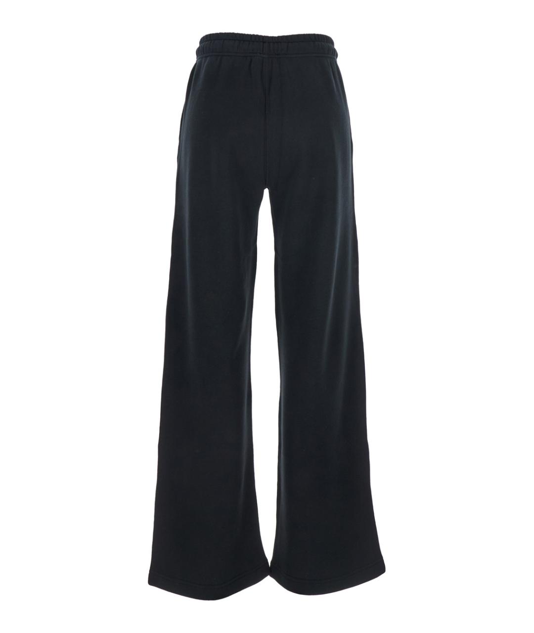 POLO RALPH LAUREN Черные хлопковые прямые брюки, фото 2
